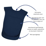 Grote slabber met opvangbakje - Donker Blauw