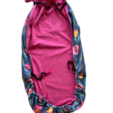 Benenzak voor rolstoel of buggy - Bloemen (pre-order)