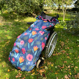 Benenzak voor rolstoel of buggy - Bloemen (pre-order)