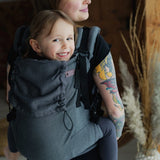 Draagzak groot kind - Carrier Preschooler Moonstone (grijs egaal)