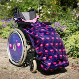 Benenzak voor rolstoel of buggy - Flamingo's (pre-order)