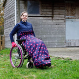 Benenzak voor rolstoel of buggy - Flamingo's (pre-order)