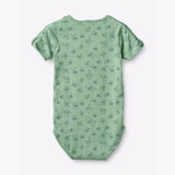 BANA SS Bodysuit - korte mouwen romper groen met handgebaren