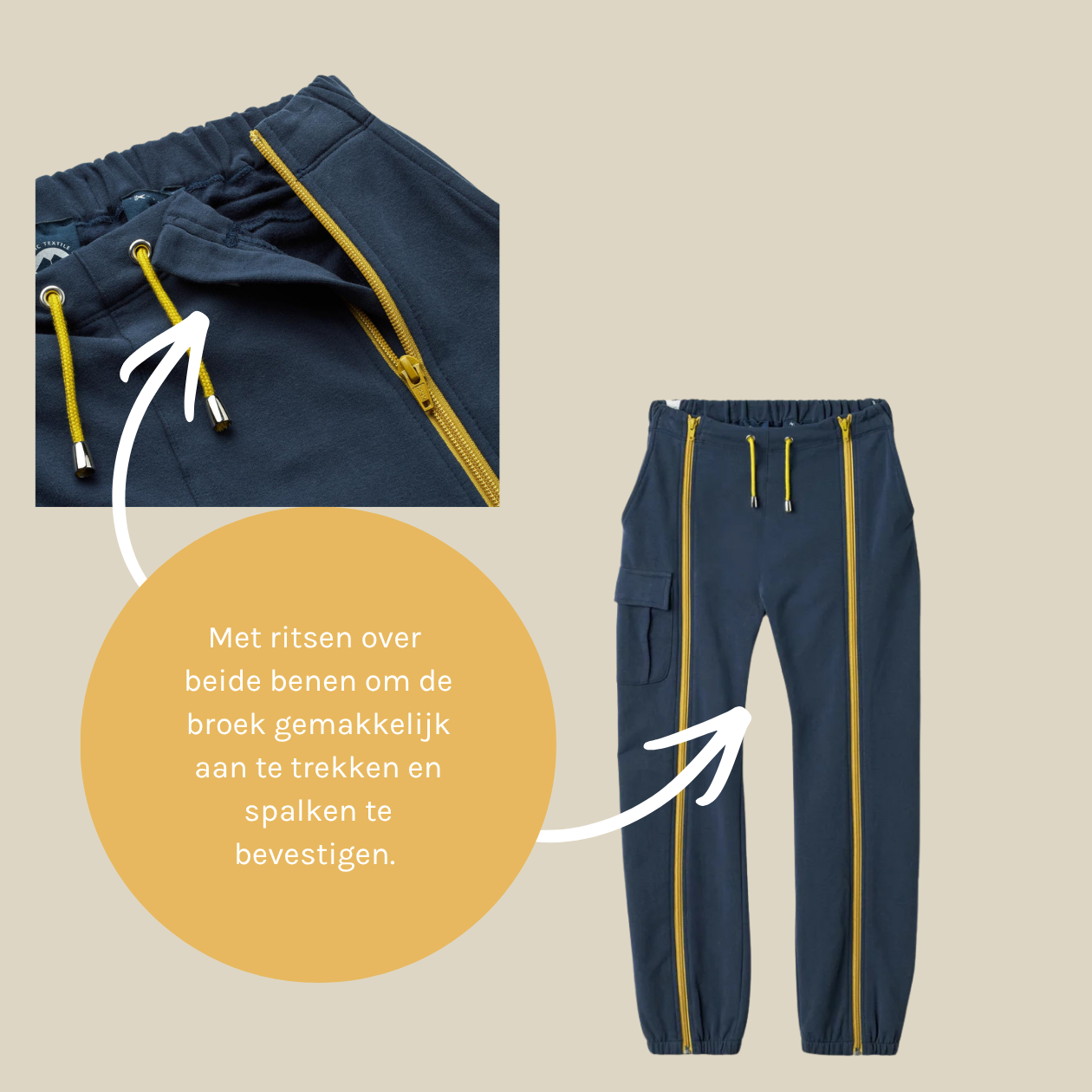 Taio broek - rolstoel kleding