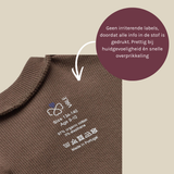 Rolstoel T-Shirt lange mouwen - Bruin