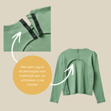 Rolstoel T-Shirt lange mouwen - Groen