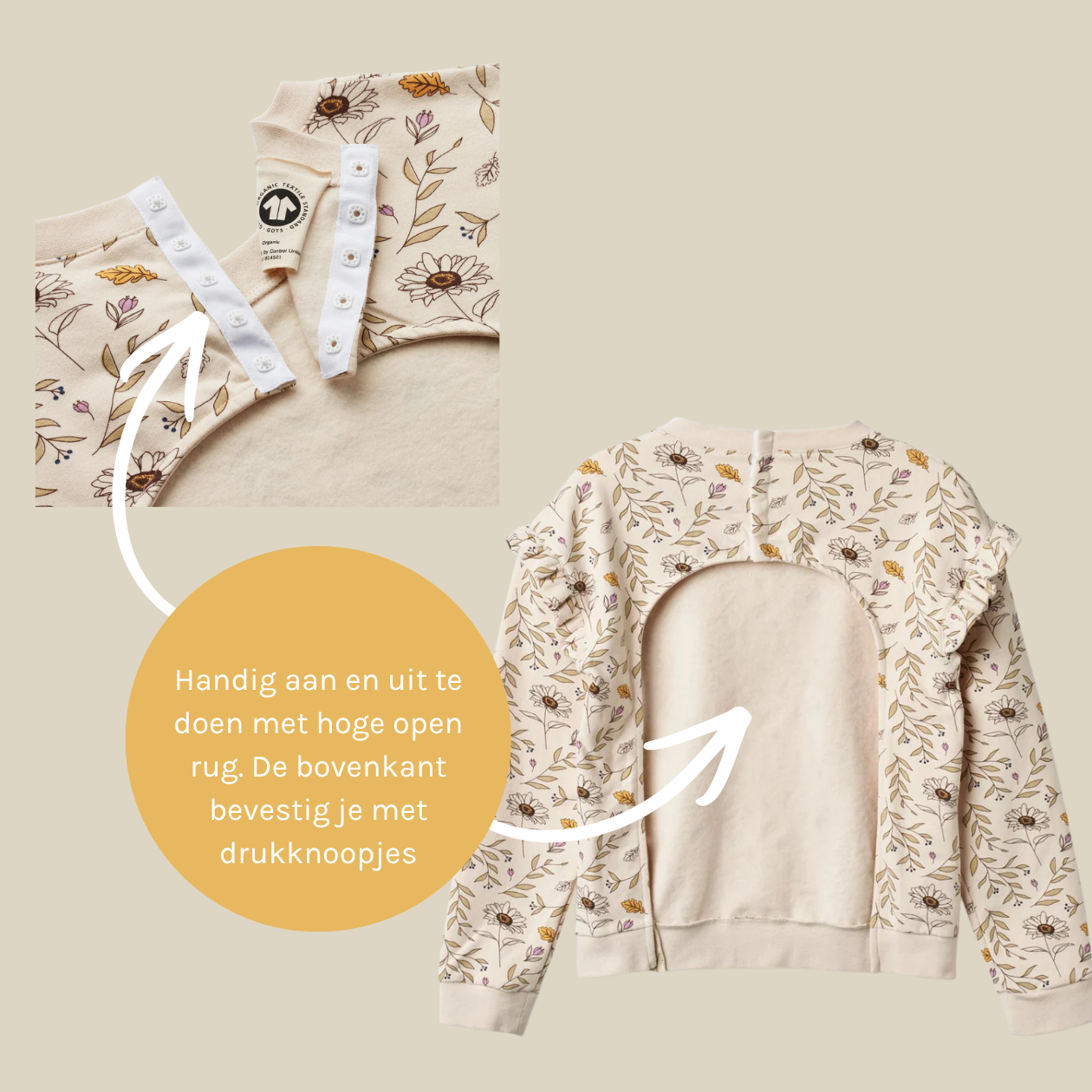 Sabine Sweatshirt - Rolstoelkleding Trui