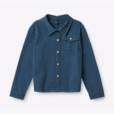 Rolstoel Overhemd - Denim Blauw
